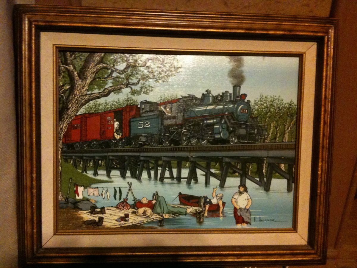 Hobos and Trains by H Hargrove