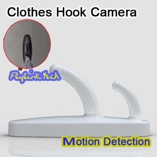 Home Safety Hidden Spy HD Clothes Hook Surveillance Nanny Camera DV