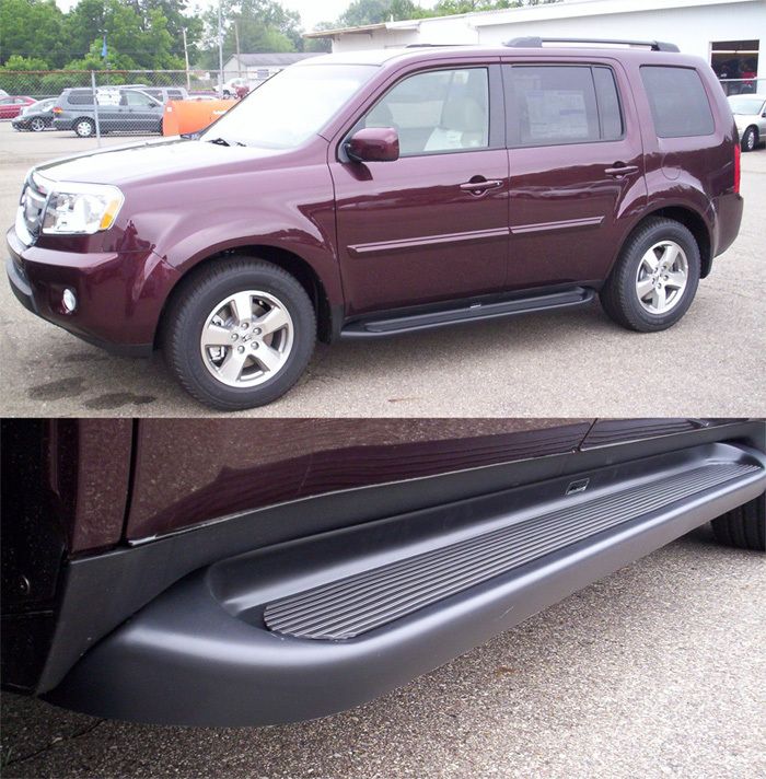 HONDA PILOT Running Boards Steps 67067 01 Black 10 1200 Full Set Trim