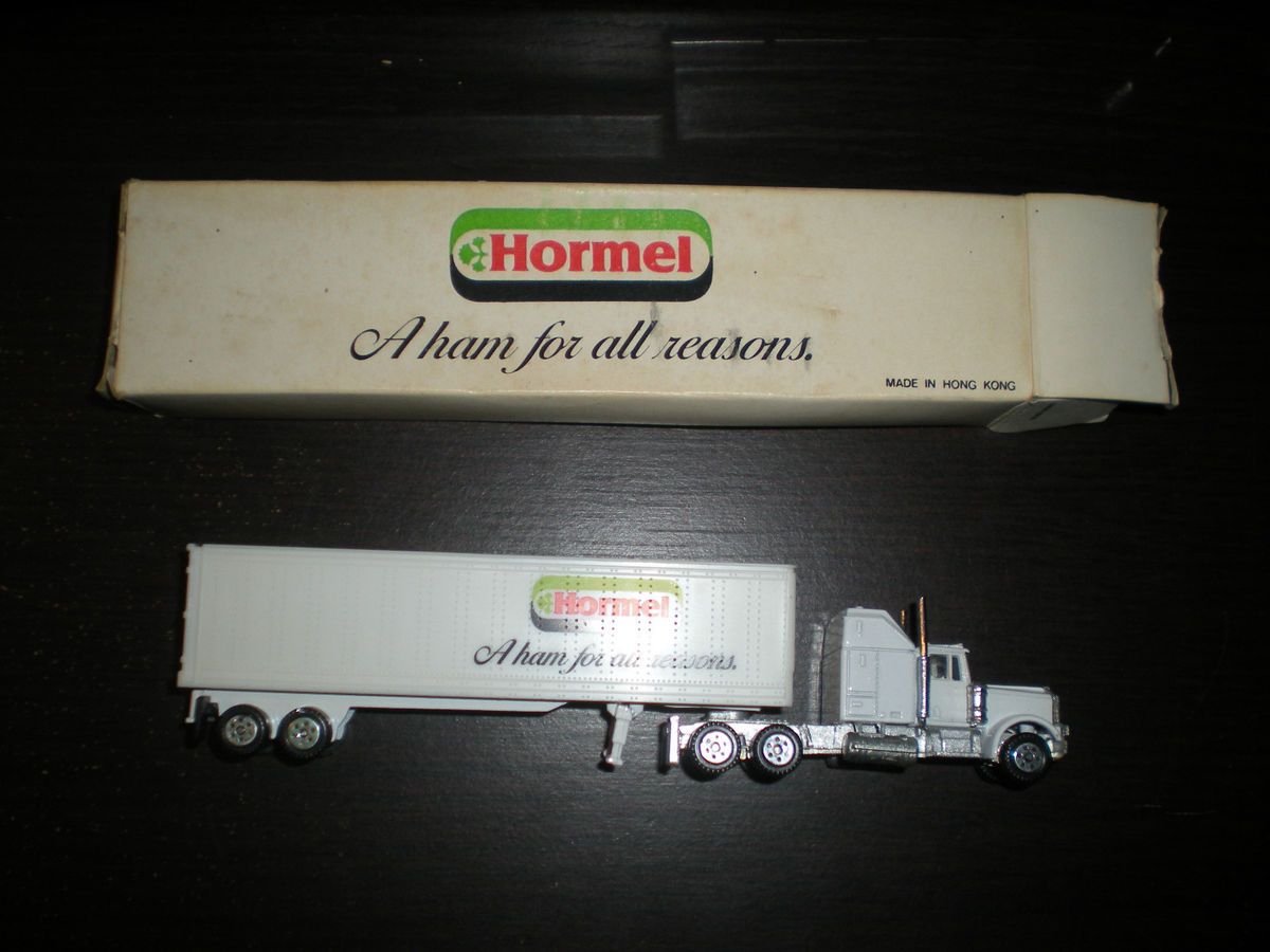 HORMEL FOODS ROAD CHAMPS Kenworth Semi Truck Trailer in original box