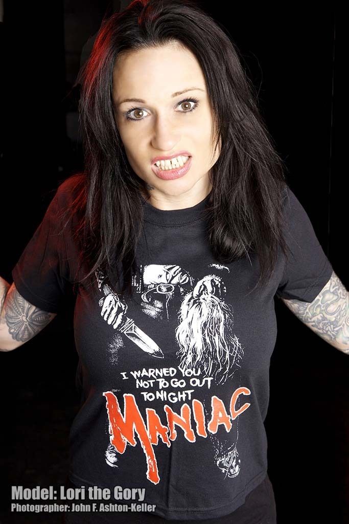 Maniac T Shirt 1 Slasher Savini Horror Movie Cult 80s