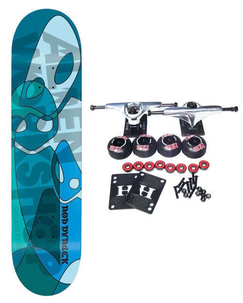 Rob Dyrdek Fantasy Factory Skateboard Alien Workshop Ghost Blue 7 75