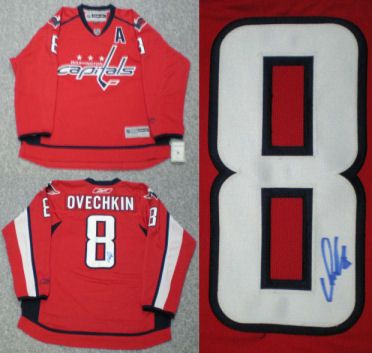 Signed Alexander Ovechkin Washington Capitals Jersey