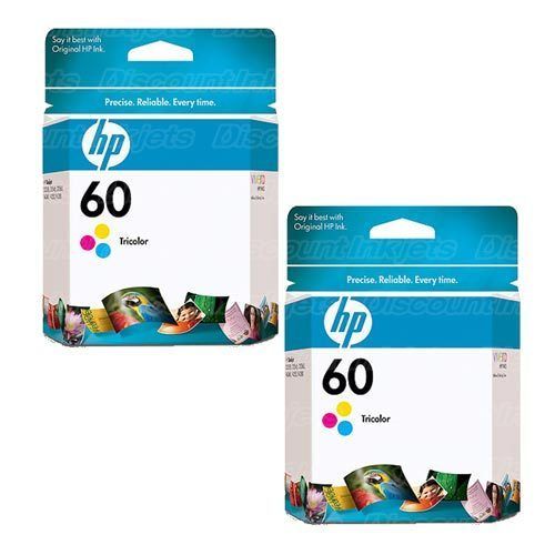 GENUINE HP 60 COLOR Printer Ink Cartridge CC643WN Photosmart C4780