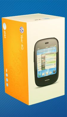 New in Box HP Veer 4G 8GB Black at T Smartphone 