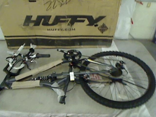 Huffy 26 inch Dual Suspension 21 Speed Bike Ballistic Silver Satin 19