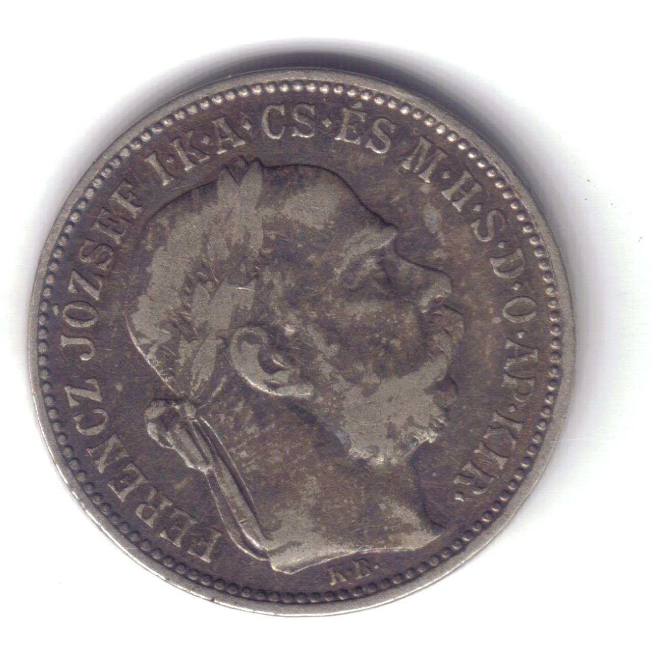 Hungary – 1 Corona 1896 – Silver – VF