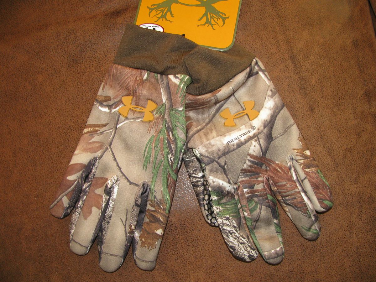 Under Armour Hurlock Camo Hunting Gloves XL Realtree AP HD