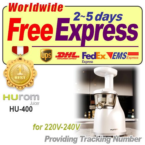 Brand New Hurom Hu 400 Slow Juicer Extractor Fruit Vegetable Citrus