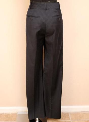  158 JCREW Super 120s Wool Hutton Pinstripe Trouser 4P Navy 31 Inseam