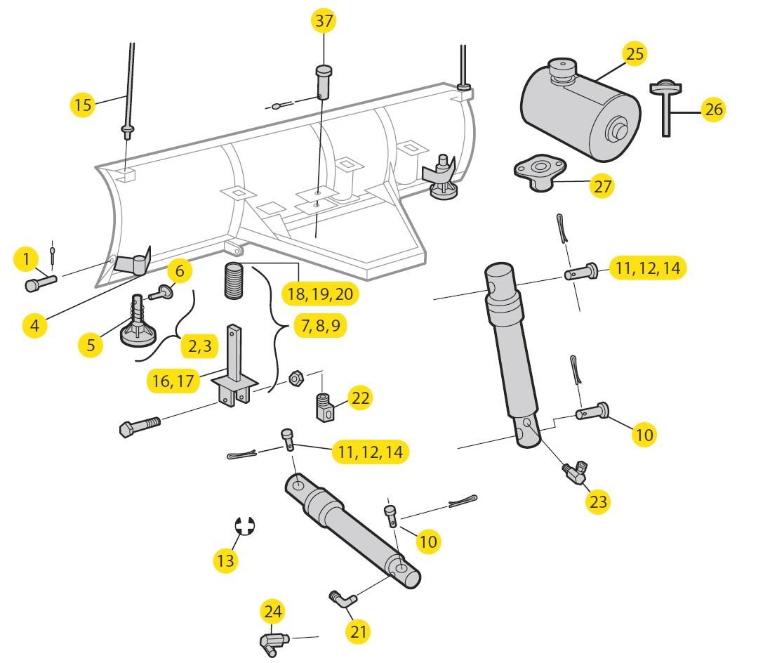 A2311 Fisher Pump Reservoir Schematic of Fisher Blade in Ad