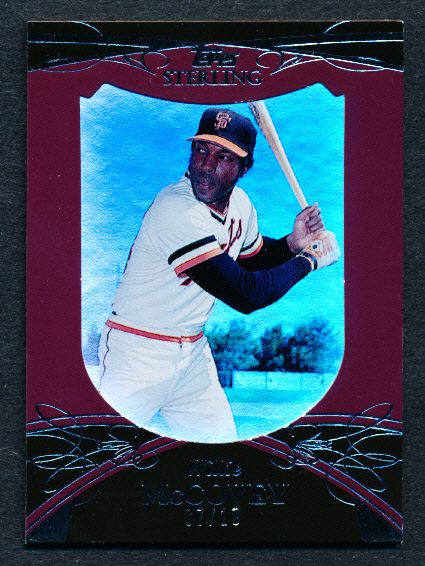 2010 Topps Sterling Framed Burgundy SP #11 Willie McCovey Short Print