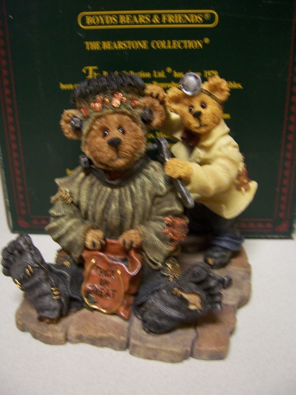 Boyds Bears Bearstones   FRANKIE & IGOR   MIB