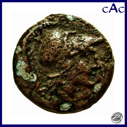 CAC Troas Ilion AE17 Head of Athena Athena Ilias Adv CA 3rd Cent