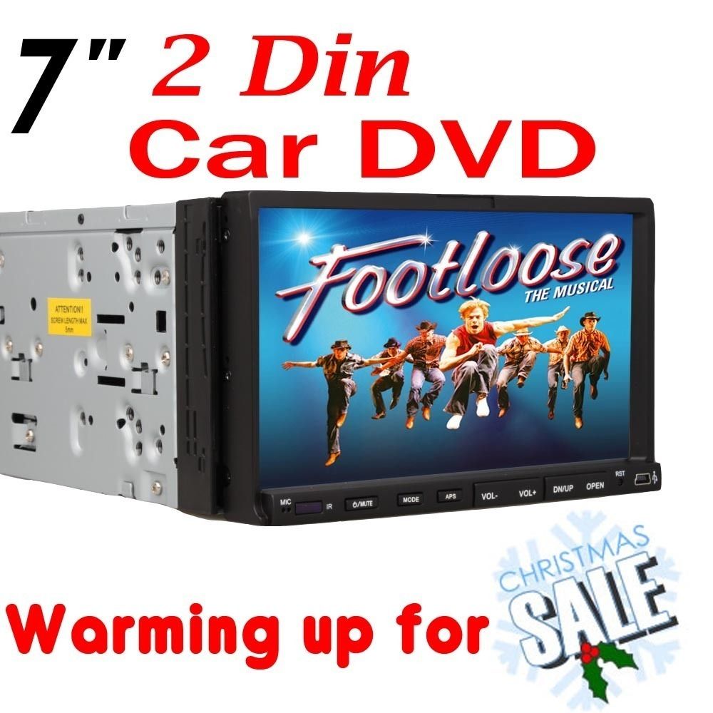 Hot Sale 7 2 DIN in Dash Touch Screen DVD Car Player Stereo RDS Radio