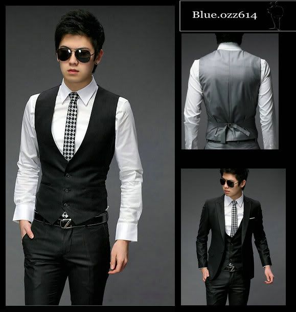 Mens Slim Sexy Top Designed Quality Three Piece Suits