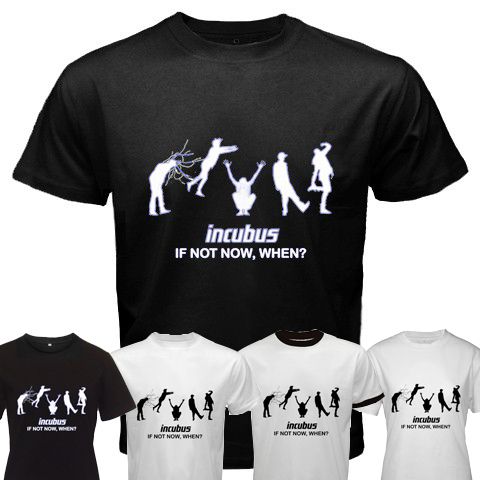 Incubus If not Now When Black White Custom T Shirt