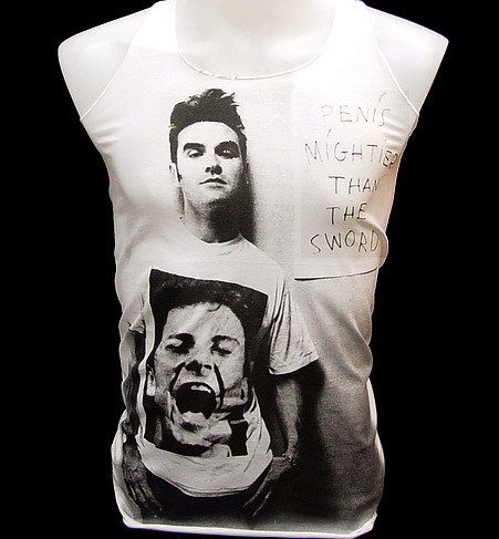 Morrissey The Smiths 80s Indie Rock Vtg Tank T Shirt M