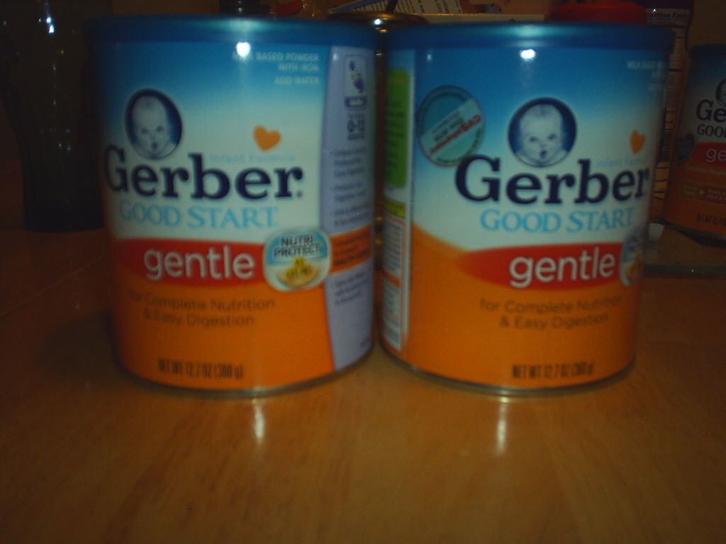  oz Cans of Gerber Good Start Gentle Baby Formula 