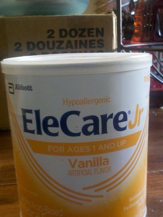 Cases Unopened Elecare Vanilla Baby Formula