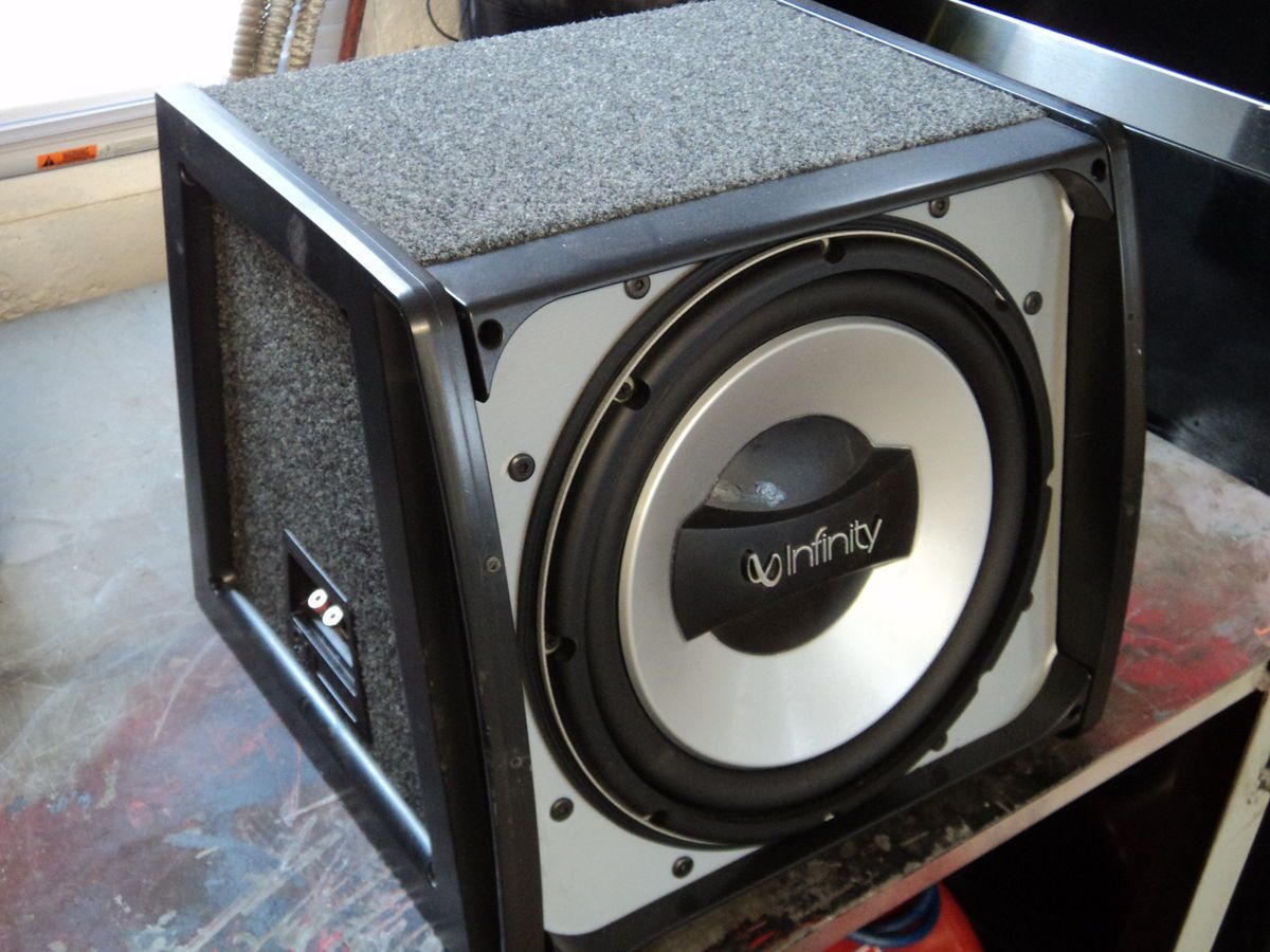 Infinity 12 Inch Subwoofer With Box On Popscreen