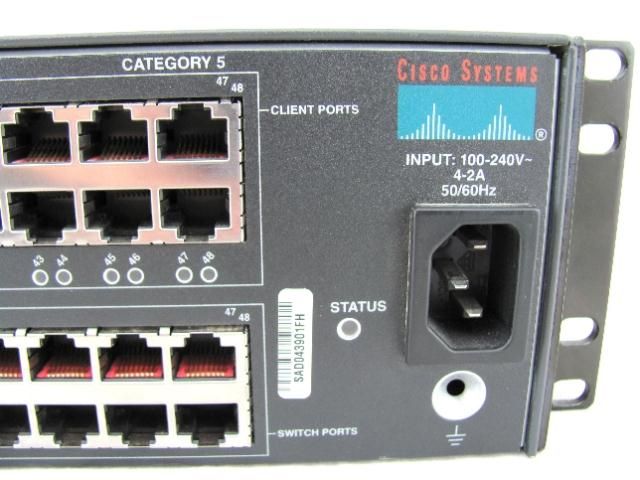 Cisco WS PWR Panel 48 Port Poe Inline Power Patch Panel