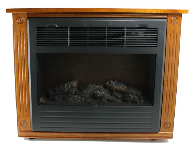  LS FP1500 1500 Watt Infrared Quartz Electric Fireplace Heater