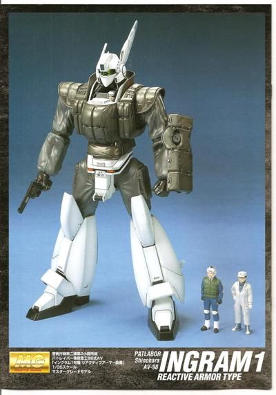 Bandai MG Patlabor AV 98 Ingram 1 Reactive Armor Type