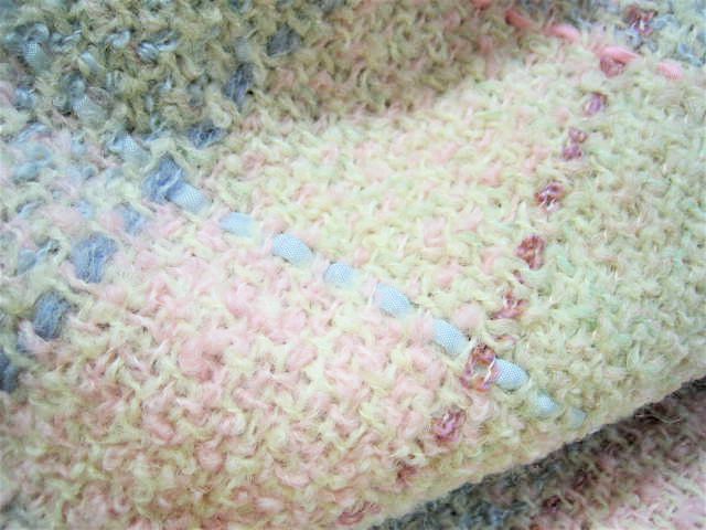 Handmade Irish Wool Pastel Baby Infant Blanket Throw