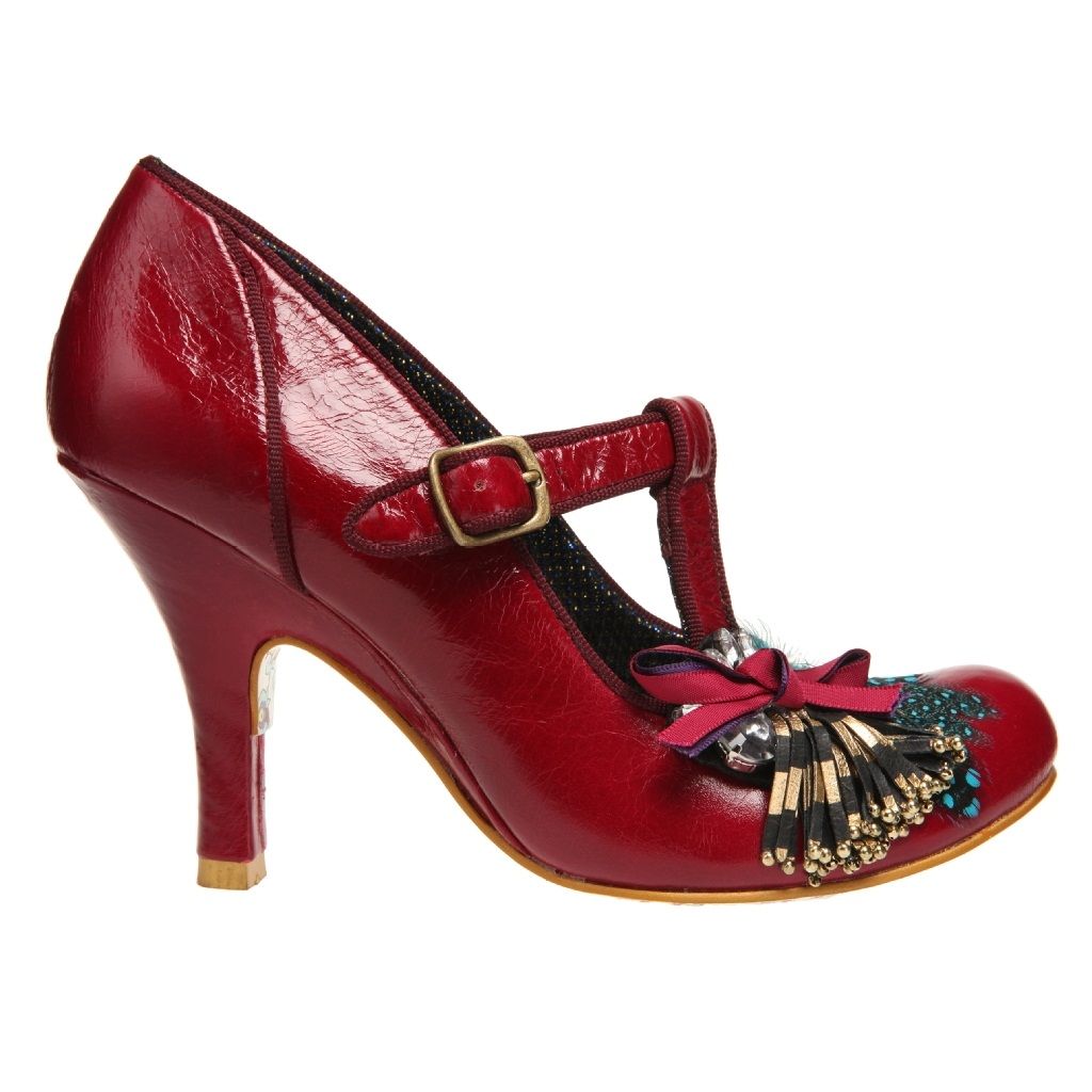 Irregular Choice Serpintime Shoes in Red Womens New Various Sizes