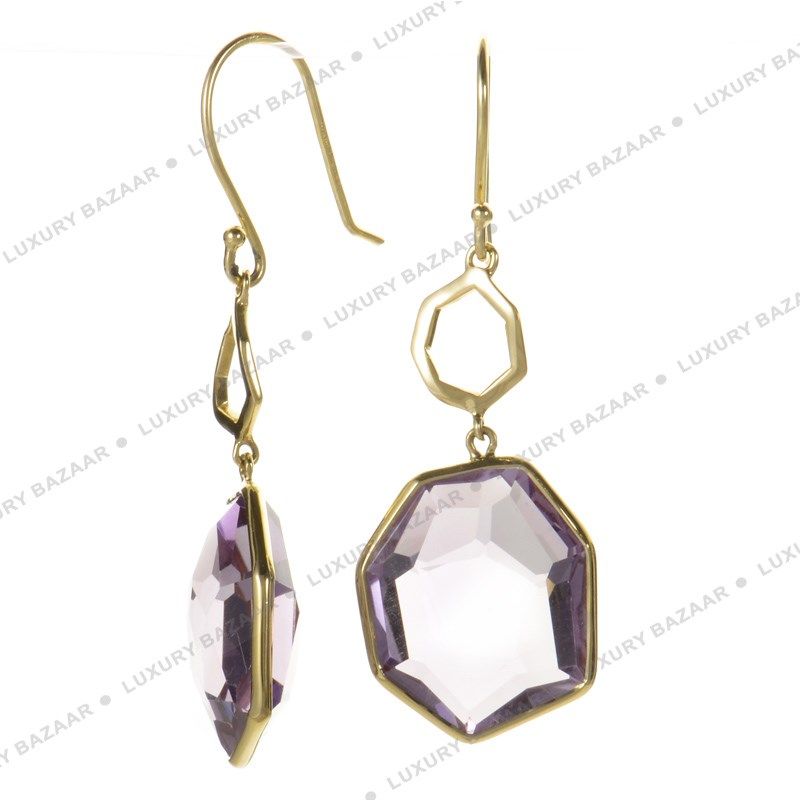 IPPOLITA Modern Rock Candy Amethyst Snowman Drop Earring