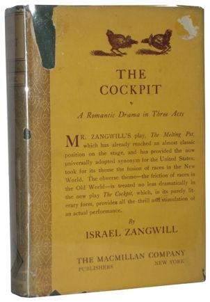 Israel Zangwill The Cockpit HC DJ 1921 1st 1st