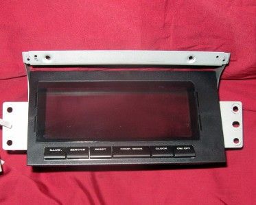 2003 03 Isuzu Axiom Dash Mounted GPS Info Screen