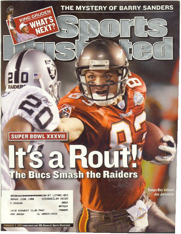  Joe Jurevicius Tampa Bay Buccaneers Football Sports Illustrated