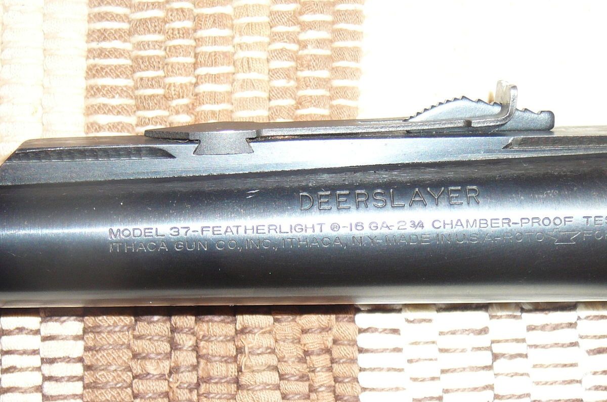 Ithaca Model 37 16ga Deerslayer Barrel