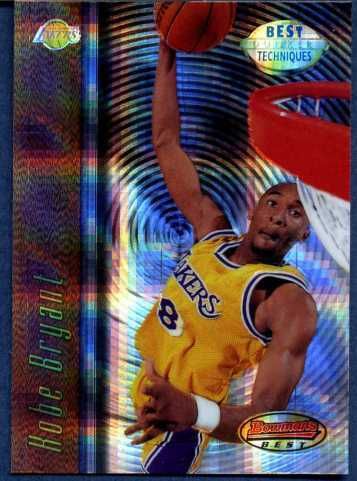 1997 98 Bowmans Best Techniques Kobe Bryant Atomic Refractor