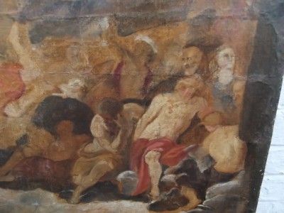 Jordaens 1600s Baroque Old Master Oil The Last Judgment