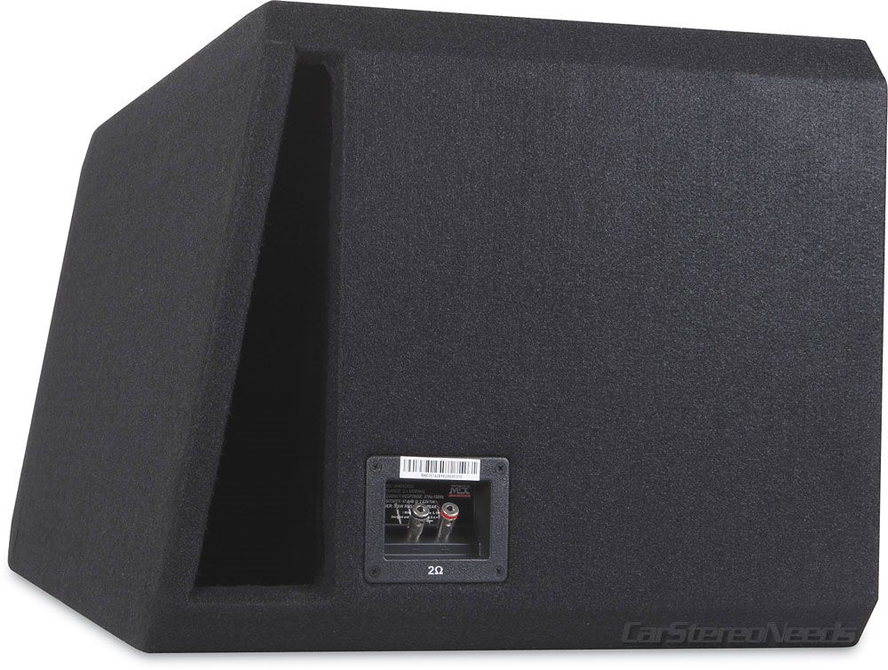 New MTX Dual 12 Loaded Subwoofer Box Car Sub Enclosure