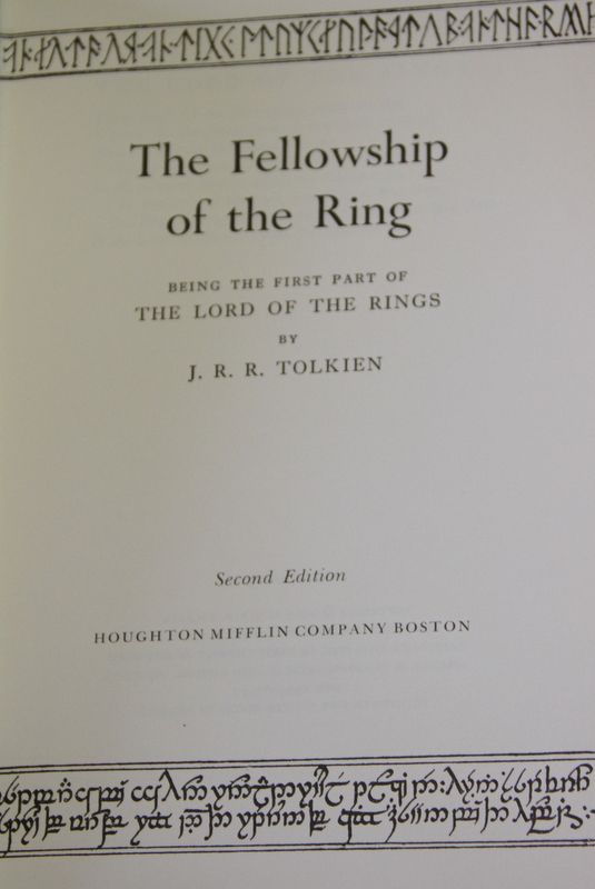 Tolkien Lord of The Rings 2nd Ed w DJ 3 Volumes Set