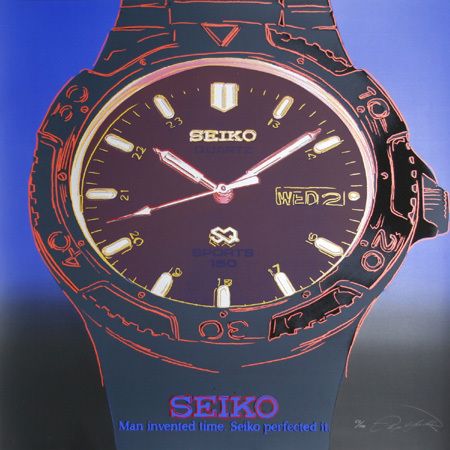 Rupert Jasen Smith Seiko Watch Screenprint Warhol