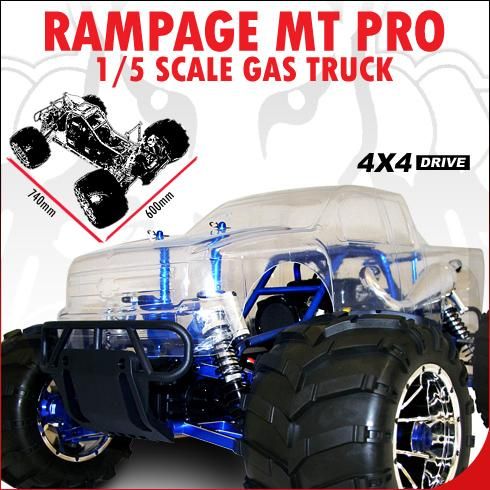 Redcat Rampage MT PRO (Version 3) 1/5 Gas 10% Off Redcat Parts For 2