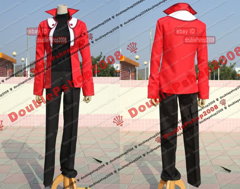 Yugioh Yu Gi Oh GX Jaden Yuki Cosplay Costume