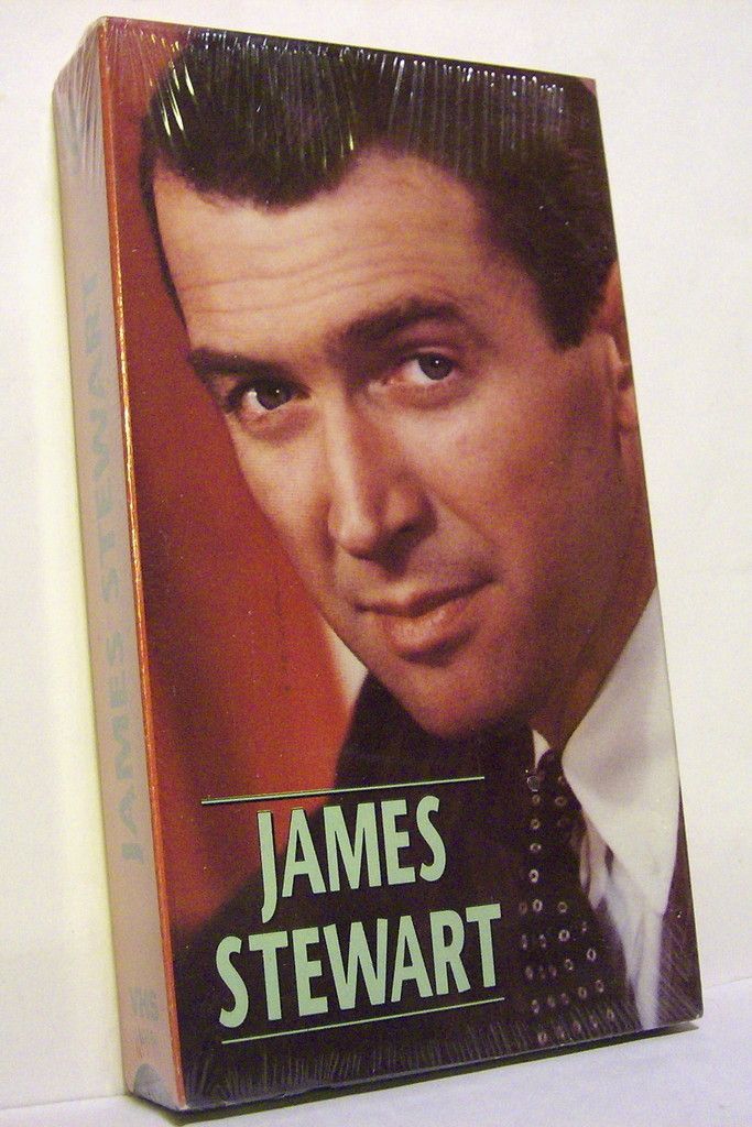 HOLLYWOODS LEADING MEN   JAMES STEWART (VHS, 1991) Biography BRAND