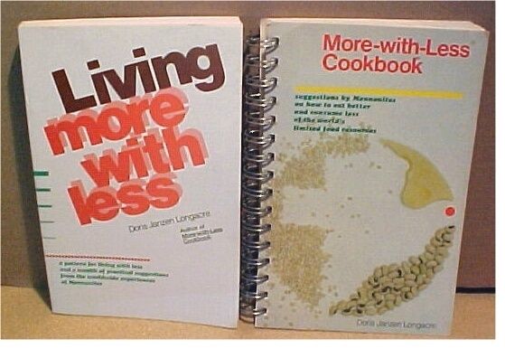  with Less and Champion Cookbook Doris Janzen Longacre Mennonite