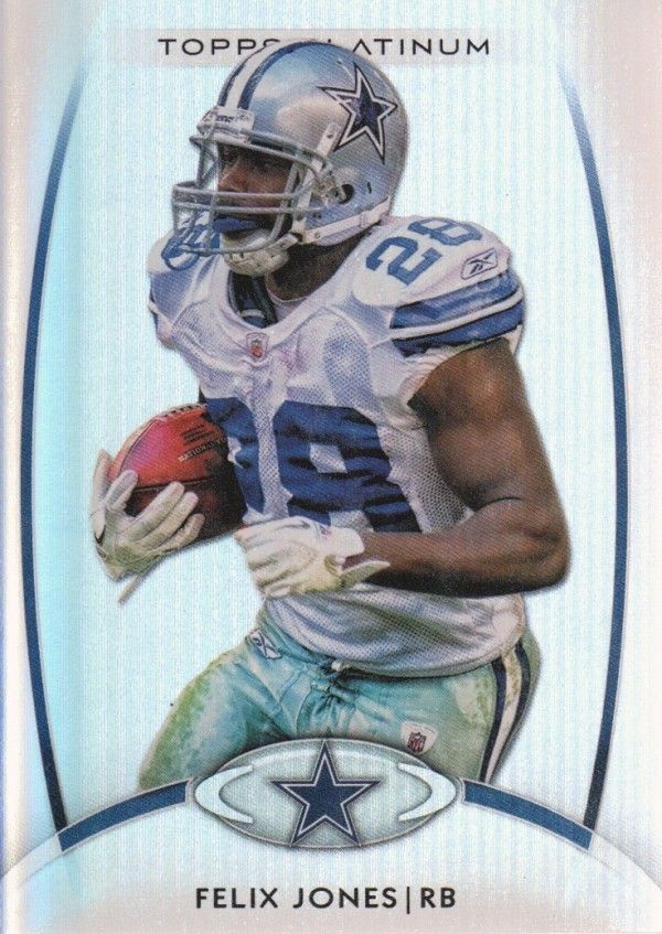 2012 Topps Platinum 61 Felix Jones Dallas Cowboys