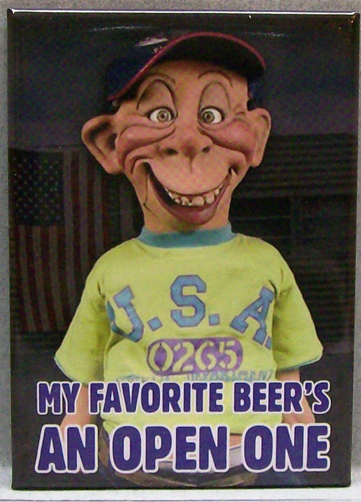 Jeff Dunham Bubba J Favorite Beer Magnet HM A85