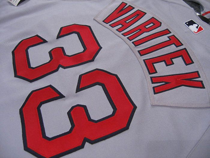 Jason Varitek Red Sox Vintage Majestic Authentic Grey Road Jersey