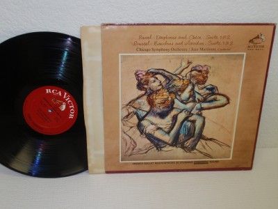 Ravel Roussel Jean Martinon Chicago LP RCA LSC 2806 WD VG Stereo Album