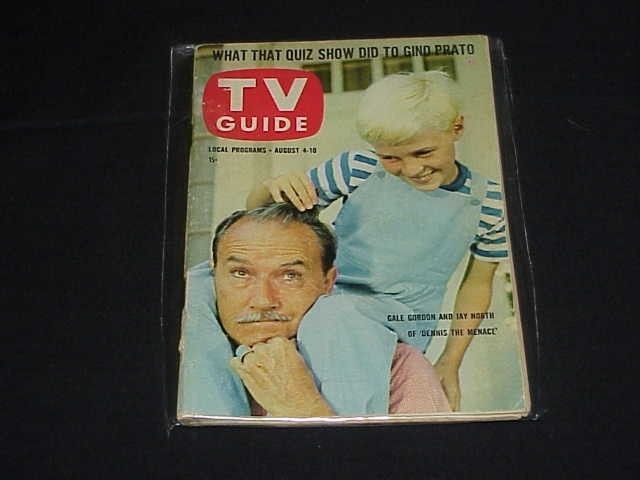 TV Guide 8 4 1962 Jay North Dennis The Menace 118