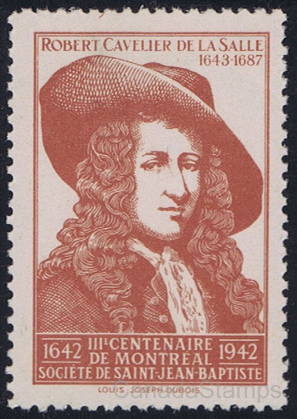 SSJB 4208 Robert Cavelier de La Salle Brun MNH